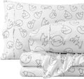 Bare Home Twin XL - College Dorm Size - Christmas Sheet Set - Luxury 1800 Ultra - Double Brushed Soft Microfiber - Deep Pockets - Easy Fit - 3 Piece Set - Holiday Bed Sheets (Twin XL, Feelin' Foxy)