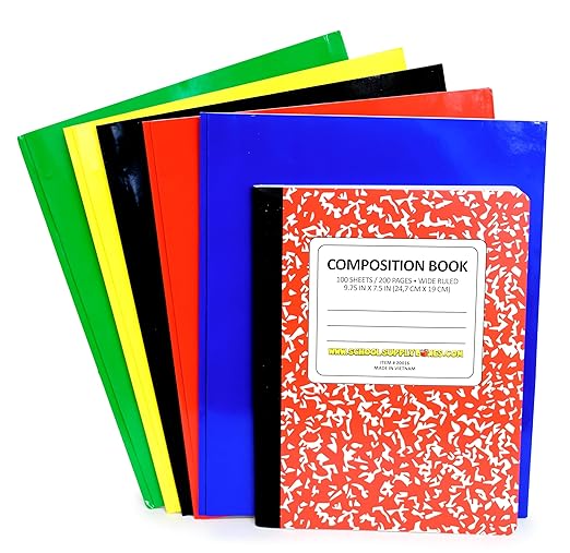 School Supply Boxes | Elementary School Bundle (1 Box) | Back to School Essentials Kit for Students & Teachers | Includes Wide-Ruled Paper Products, Crayons, Markers, Colored Pencils, & More