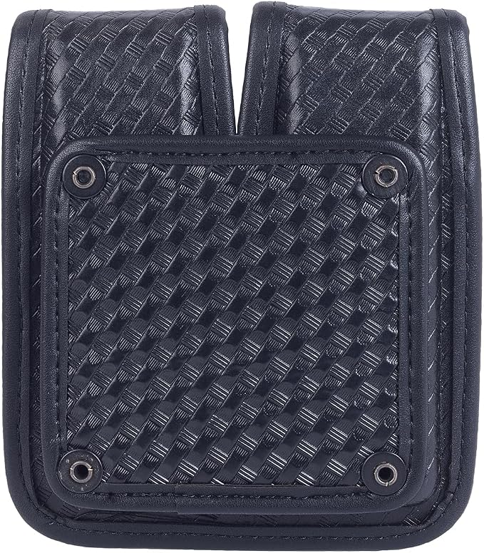 Molded Double Mag Pouch，Tactical Universal Magazine Holder Fits virtually Any 9mm, 40 or .45 Caliber Pistol Mag Single or Double Stack IWB or OWB Mag Pouch
