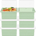 6 Pack-Silicone Freezer Tray with Lid-Stackable Soup Freezer Container Molds,2-Cup Ice Cube Trays for Perfect Portion Control,Food Storage & Meal Prep,Oven & Dishwasher Safe