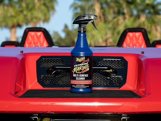 Meguiar's M180332 Extreme Marine Multi-Surface Cleaner – 32 Oz Spray Bottle (Pack of 2)