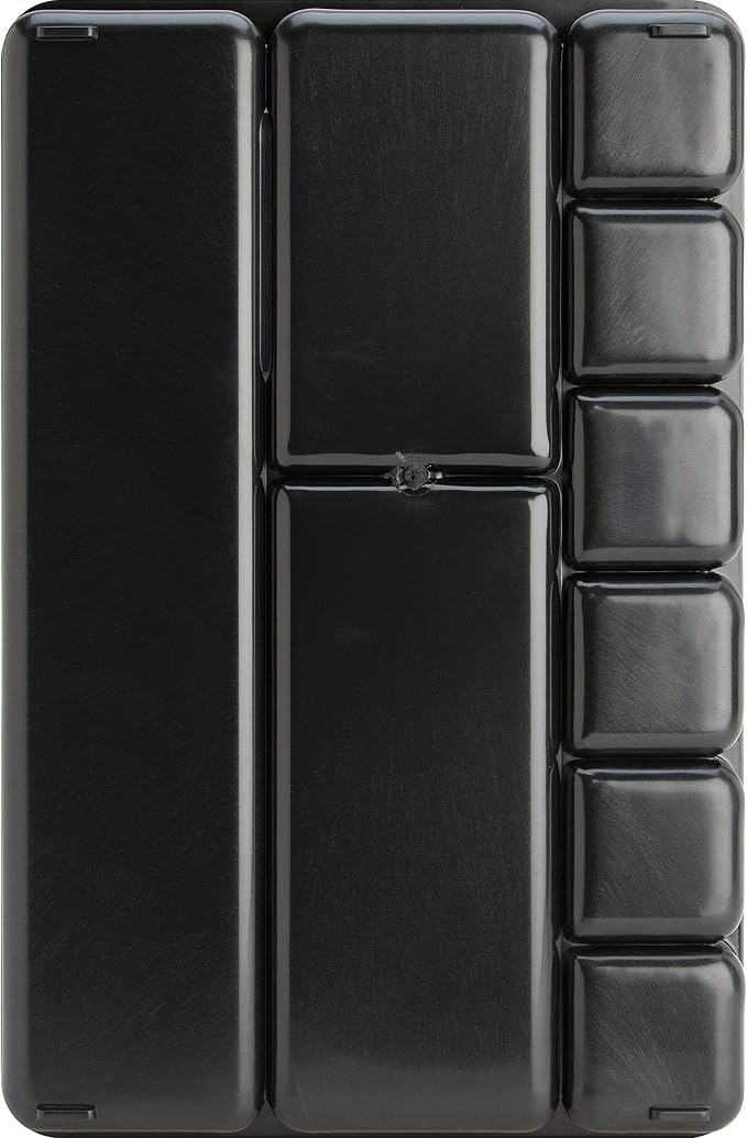 Lorell Drawer Tray Organizer, 9-Compartments, 9.38" x 14" x 1.25", Plastic, Black