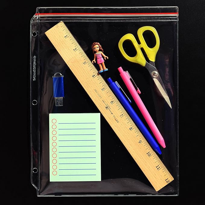 StoreSMART - Supply Zipper Case for 3-Ring Binders - 300-Pack - Vinyl Plastic - VH309-300