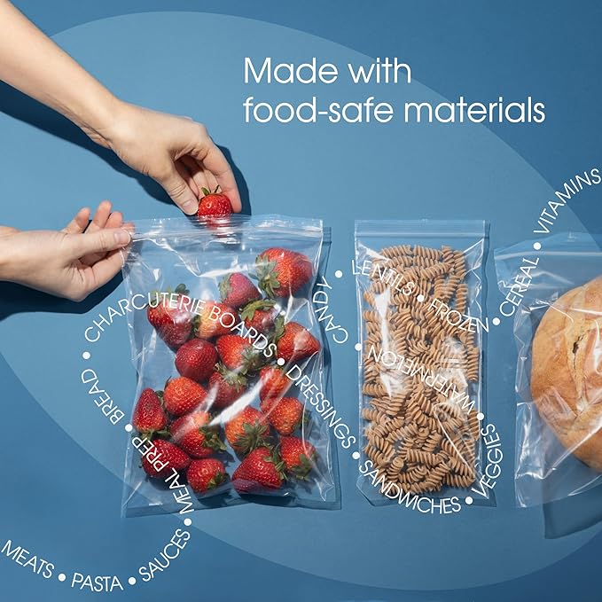Spartan Industrial - 2” X 4” (1000 Count) 2 Mil Clear Reclosable Zip Plastic Poly Bags with Resealable Lock Seal Zipper