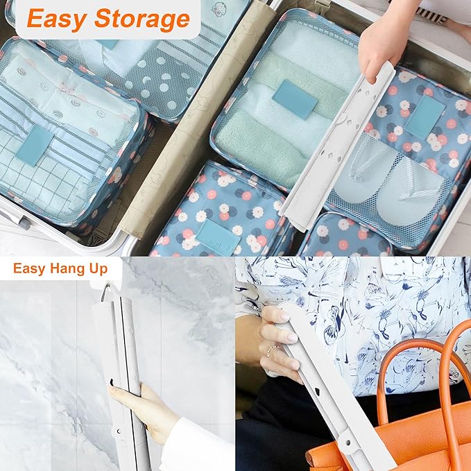 Mofason Bathroom Sink Top Cover Space Saver,Silicone Makeup Organizer Mat for Over Countertop,Small Bathroom Must Haves Accessories Rv Camper Travel Foldable Gadgets-White