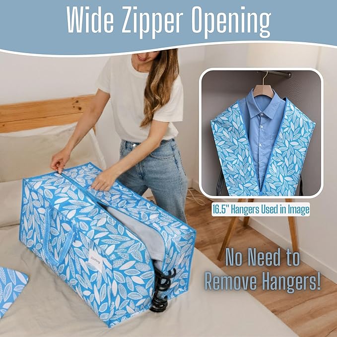 VENO 10 Pack Heavy Duty Moving Bags with Backpack Straps, Zippers & Handles, Extra Large Packing Bags for College Dorm Essentials, Moving Supplies Alternative to Cardboard Moving Boxes