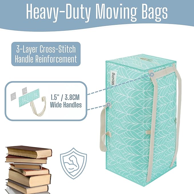 VENO 2 Pack Heavy Duty Moving Bags with Backpack Straps, Zippers & Handles, Extra Large Packing Bags for College Dorm Essentials, Moving Supplies Alternative to Cardboard Moving Boxes