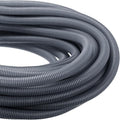 DMiotech 100ft Wire Loom Split Tubing 1 Inch(25.4mm) ID, Cord Protectors from Pet Flexible Conduit Cable Management for Office Home Garden, Gray