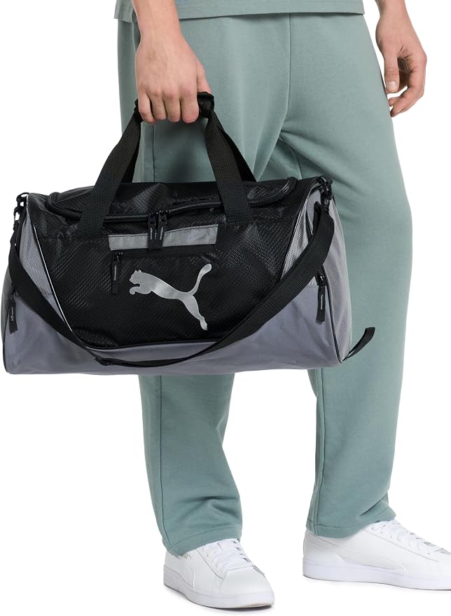 PUMA Contender Duffel Bag with Removable Strap & Shoe Pocket