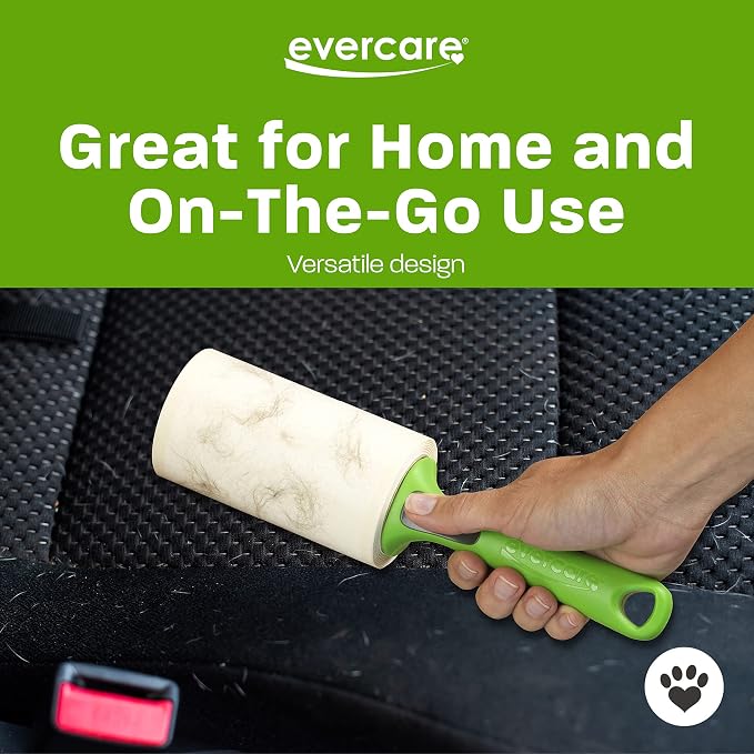 Evercare Pet Lint Roller Refill Extra Sticky All Purpose, 6 Pack, 60 Sheets Each (360 Total)