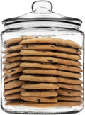 kitchentoolz 1 Gallon Glass Cookie Jar with Lid & Candy Jar | Glass Jars | Large Glass Jar with Lid | Gallon Glass Cookie Jars with Lids Airtight Food Storage Container & Apothecary Jars | Big Jar