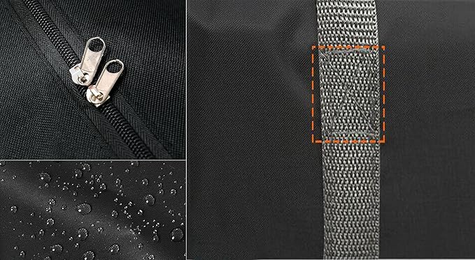 SANSAM Extra Large Heavy Duty Moving Bag,Waterproof Duffle Bag with Zippers,Oxford Cloth Storage Tote Bags for Travelling,College Dorm, Space Saving