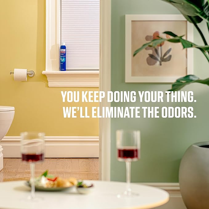 Ozium Air Sanitizer Spray - Room Odor Eliminator for Home, Car, and Office - Carbon Black - 8 oz Can - 1 Pack
