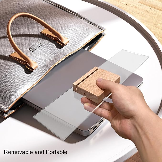 Monitor Memo Board with Removable Design – Portable Sticky Note Holder for Computer Monitors, Monitor Sticky Note Board Office Desk Accessories, No Screen Damage, Fits Any Laptop and Desktop