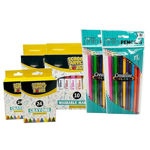 Mega Back to School Bundle | Pallet (36 Boxes) - 474 Pieces per Box | School Supply Boxes - Back to School Essentials | Includes All of Your Back to School Needs