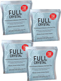 Full Crystal Refill Kit – 1 lb Crystal Powder Exterior Window Cleaner for Glass and Screens, Equivalent to 4 oz Bags Making Up to 640 fl oz Each, Cleans Up to 80 Windows