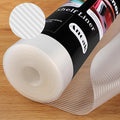 Anoak Shelf Liner Cabinet Liner, Non Adhesive Drawer Liner, Washable 24 Inch x 20 FT(240 Inch) Waterproof Durable Non-Slip Shelf Liner for Kitchen, Drawer, Refrigerator Stripe Clear