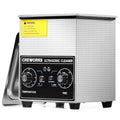 CREWORKS 2L Ultrasonic Cleaner with Heater & Timer, 60W 304 Stainless Steel Sonic Cleaner, 0.5 gal Compact Ultrasonic Parts Cleaner, Professional Lab Ultrasonic Cleaner for Jewelry Watch Coin Glasses