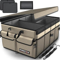 FORTEM Trunk Organizer For SUV Car Trunk Organizer, Foldable Storage, Car Accessories for Women Men, Collapsible Bag, 600D Oxford, Non Slip Bottom, Straps, Soft Cover (65L)