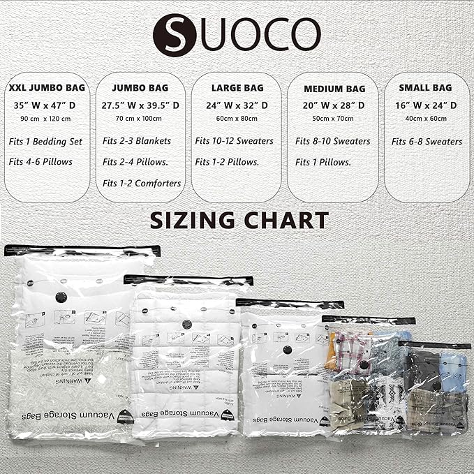 Vacuum Storage Bags with Electric Pump, Compression Packing Bags for Travel Luggage, Space Saver for Clothing Clothes Bedding Blankets Pillows, 10 Large