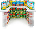 Savvy Shelf Adjustable Pantry & Can Storage Organizer - Kitchen Cabinet - Pantry Organization & Storage Can Organizer for Cupboard