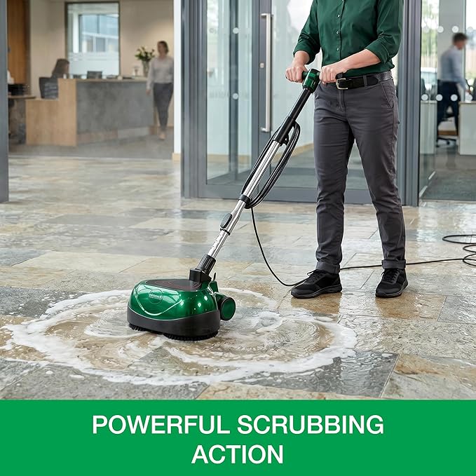 Bissell Commercial BigGreen BGFS650 Hercules Scrub and Clean Floor Machine, Green