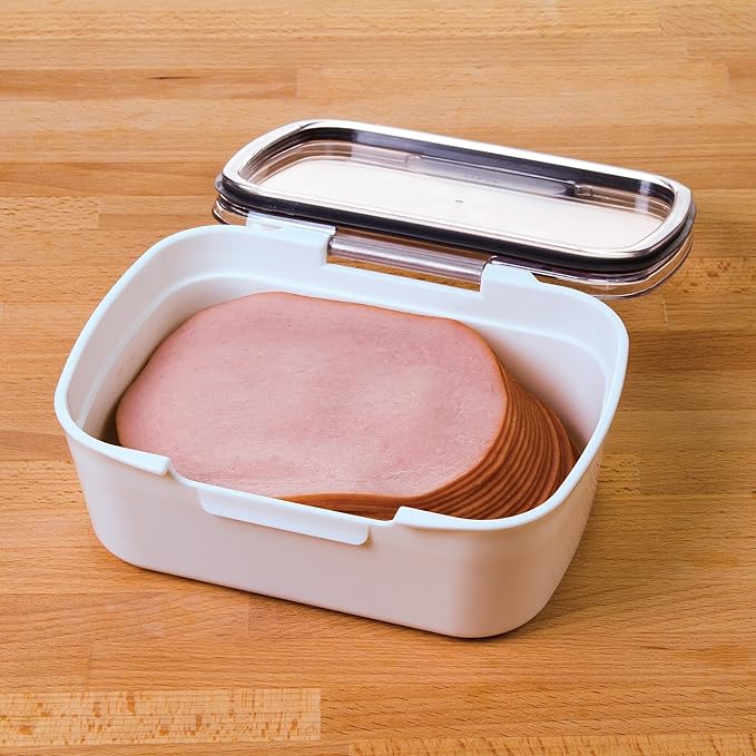 ProKeeper 4-Piece Deli Container Set – Airtight, BPA-Free Food Storage with Freshness Lock, Ideal for Deli Meats, Cheese, and Produce