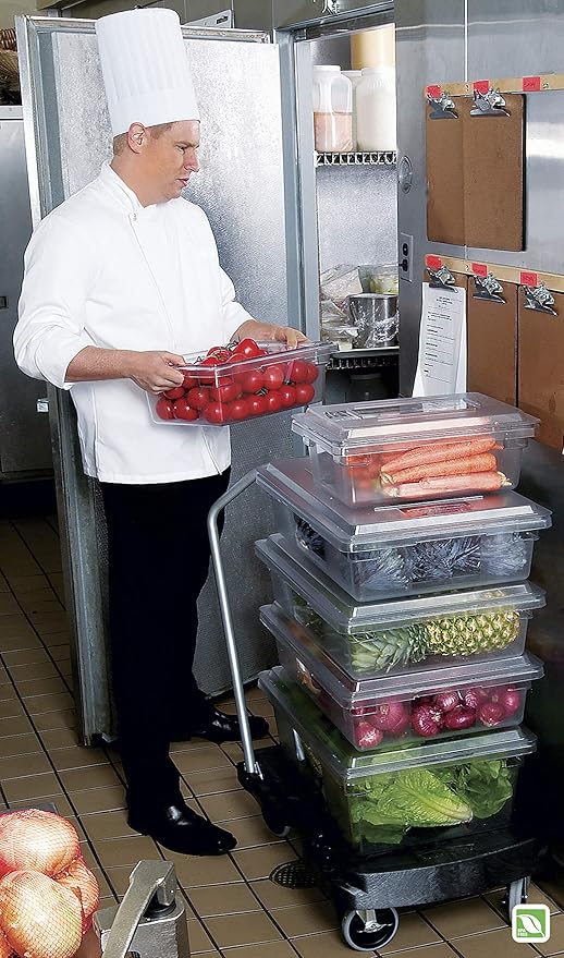 Rubbermaid Commercial Products Food Storage Box, 2.75 Gallon Capacity, White, for Restaurant/Kitchen/Cafeteria