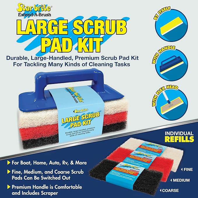 STAR BRITE Large Scrub Pad Kit (042023)
