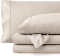 Bare Home King Sheet Set - Luxury 1800 Ultra-Soft Microfiber Double Brushed - Deep Pockets - Easy Fit - 4 Piece Set - Bedding Sheets & Pillowcases (King, Heathered Pebble)
