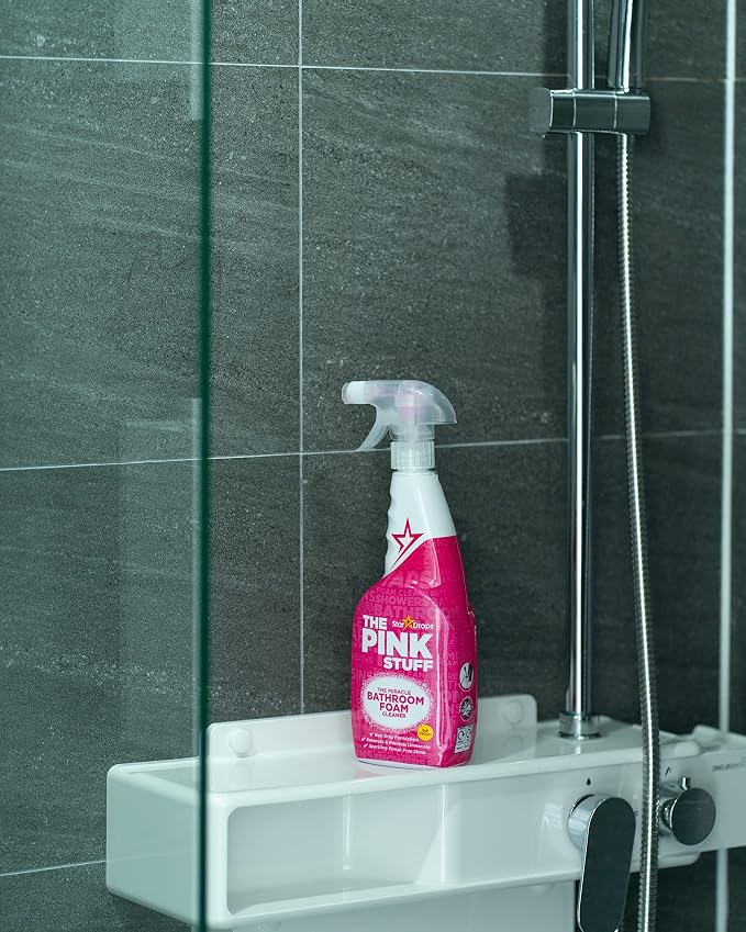 Stardrops - The Pink Stuff - The Miracle Bathroom Foam Cleaner 750ml 3-Pack Bundle (3 Bathroom Foam Spray)