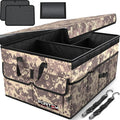 FORTEM Trunk Organizer For SUV Car Trunk Organizer, Foldable Storage, Car Accessories for Women Men, Collapsible Bag, 600D Oxford, Non Slip Bottom, Straps, Soft Cover (65L)