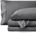 Bare Home King Sheet Set - Luxury 1800 Ultra-Soft Microfiber Double Brushed - Deep Pockets - Easy Fit - 4 Piece Set - Bedding Sheets & Pillowcases (King, Heathered Grey)